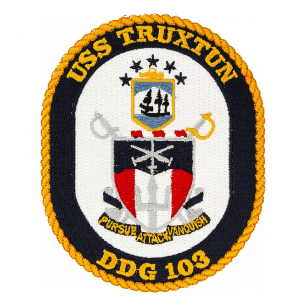USS Truxtun DDG-103 Ship Patch