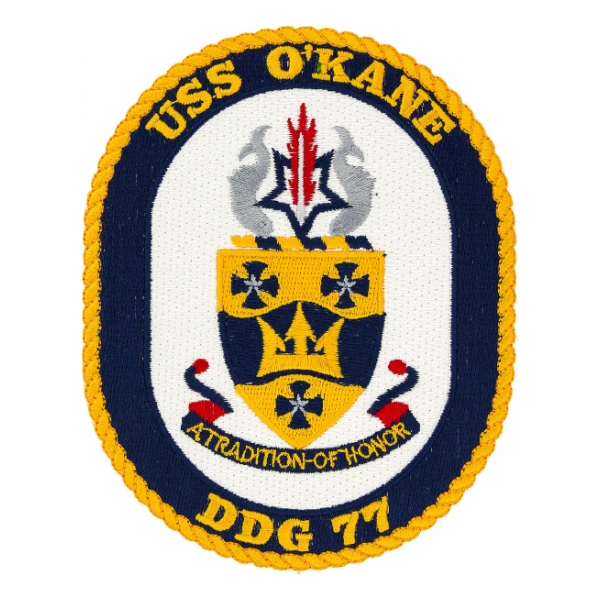 USS O'Kane DDG-77 Ship Patch