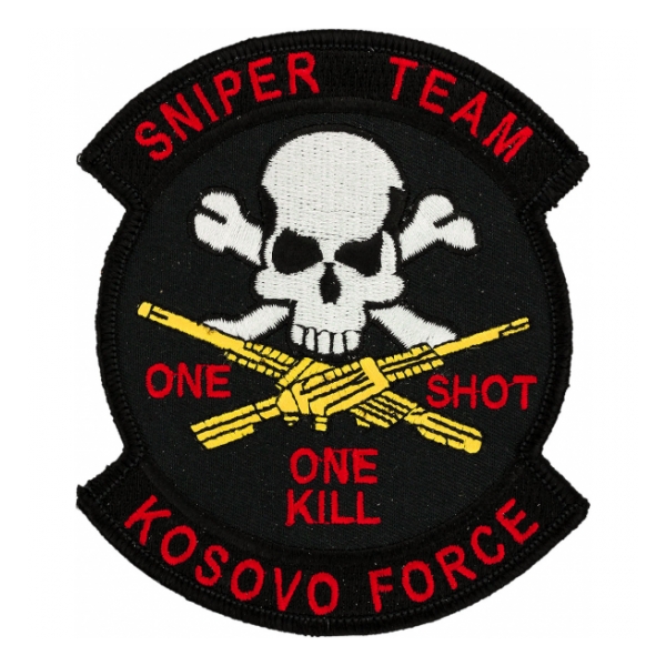 Sniper Team Kosovo Force Patch