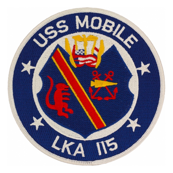 USS Mobile LKA-115 Ship Patch