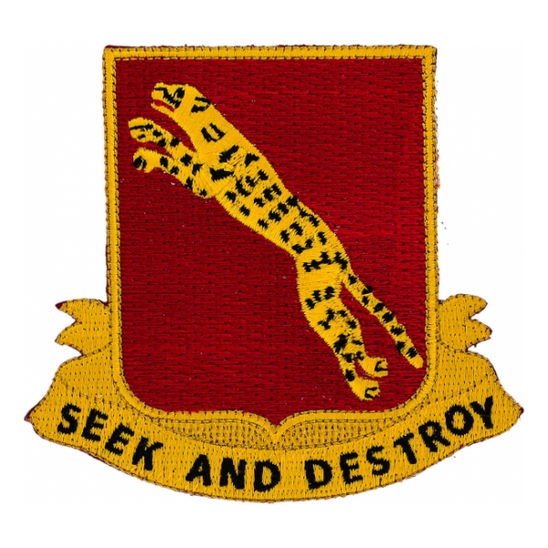 138th Armored Cavalry Regiment Patch