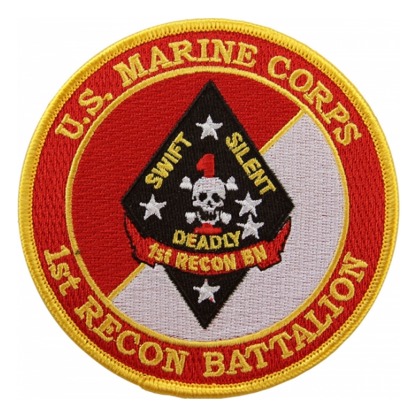1st Marine Recon Battalion Patch