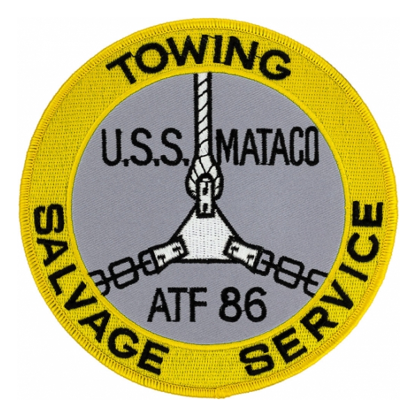 USS Mataco ATF-86 Ship Patch