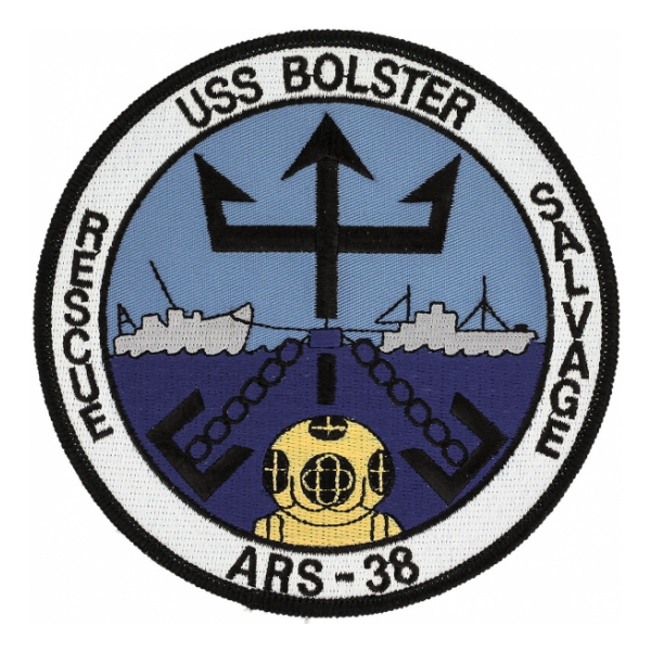 USS Bolster ARS-38 Ship Patch