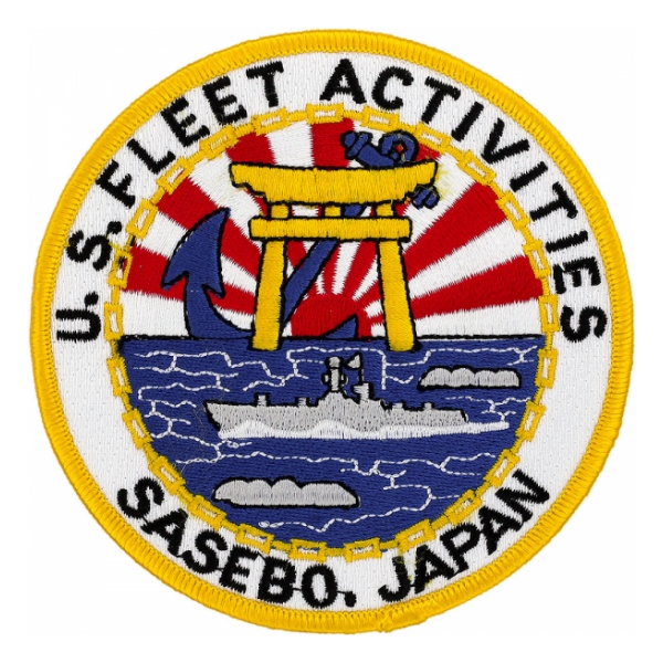 Fleet Activites Sasebo Japan Patch