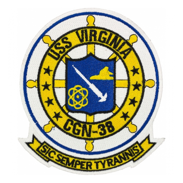 USS Virginia CGN-38 Ship Patch