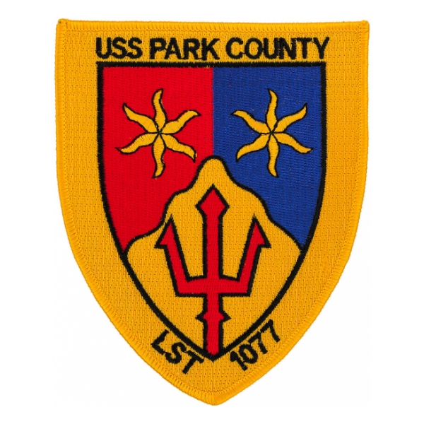 USS Park County LST-1077 Ship Patch