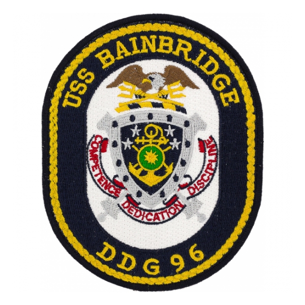 USS Bainbridge DDG-96 Ship Patch