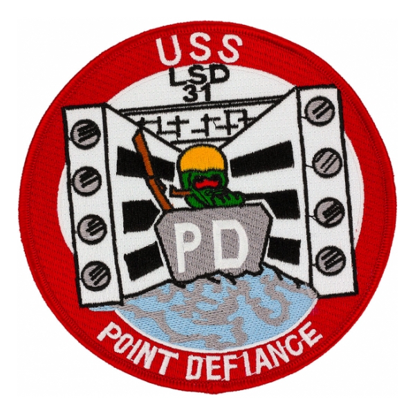 USS Point Defiance LSD-31 Ship Patch