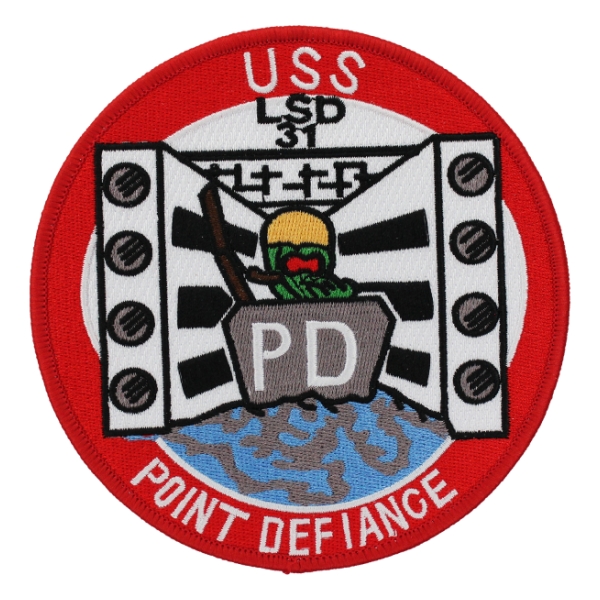 USS Point Defiance LSD-31 Ship Patch