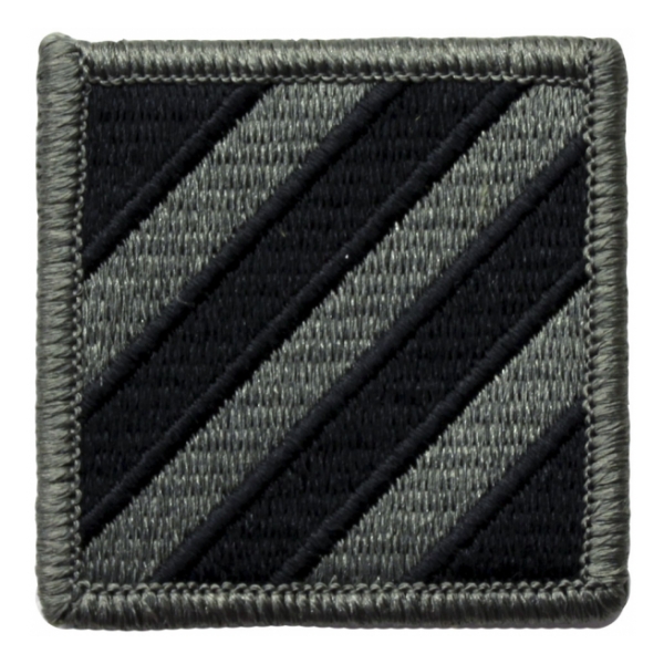 3rd Infantry Division Patch  Foliage Green (Velcro Backed)