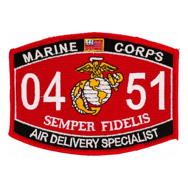 USMC MOS 0451 Air Delivery Specialist Patch