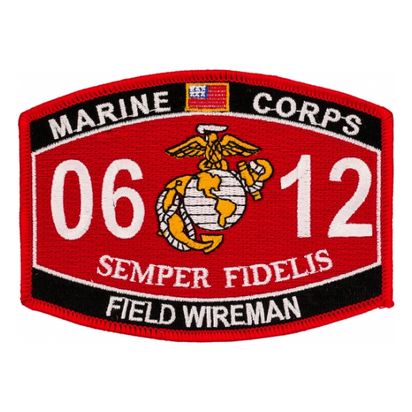 USMC MOS 0612 Field Wireman Patch