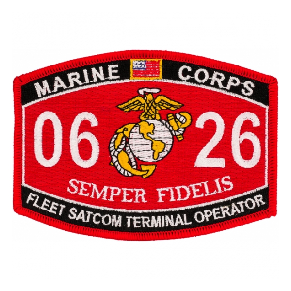 USMC MOS 0626 Fleet SATCOM Terminal Operator Patch