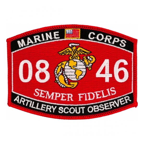 USMC MOS 0846 Artillery Scout Observer Patch