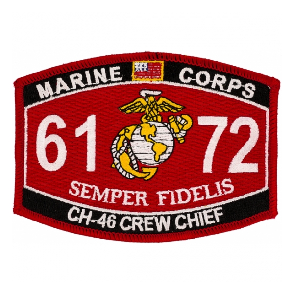 USMC MOS 6172 CH-46 Crew Chief Patch