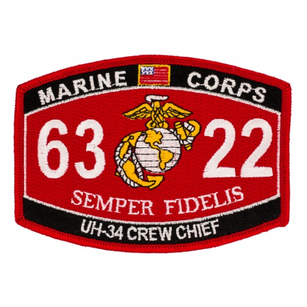 USMC MOS 6322 UH-34 Crew Chief Patch