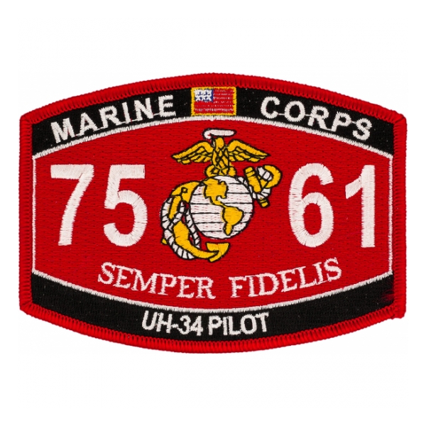 USMC MOS 7561 UH-34 Pilot Patch