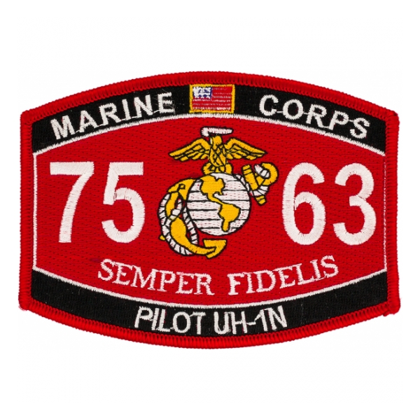 USMC MOS 7563 Pilot UH-1N Patch