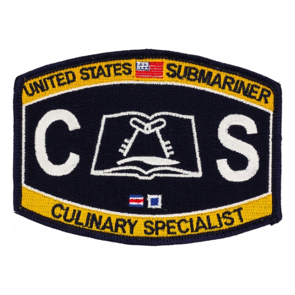 USN RATE Submariner CS Culinary Specialist Patch