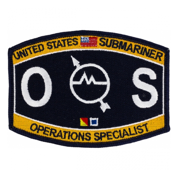 USN RATE Submariner OS Operations Specialist Patch