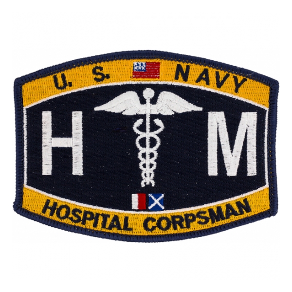 USN RATE HM Hospitalman Patch