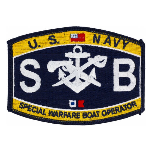 USN RATE SB Special Warfare Boat Operator Patch