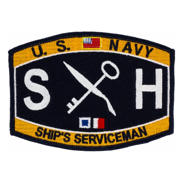 USN RATE SH Ship's Serviceman Patch