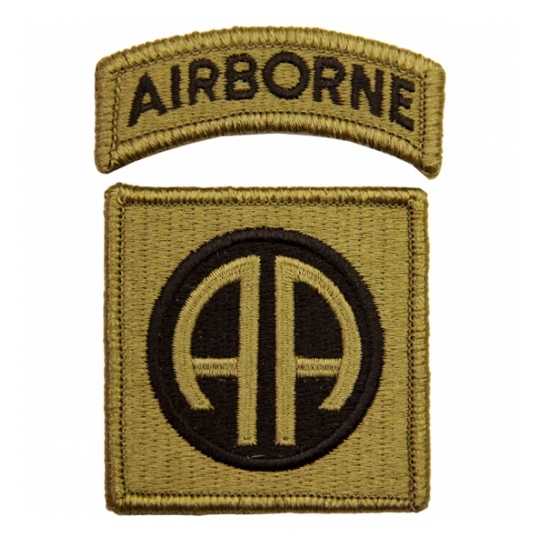 82nd Airborne Division with Tab Scorpion / OCP Patch With Hook Fastener