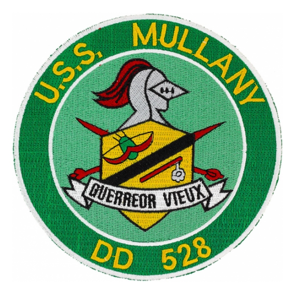 USS Mullany DD-528 Ship Patch