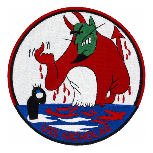 USS Nicholas DD-449 Ship Patch