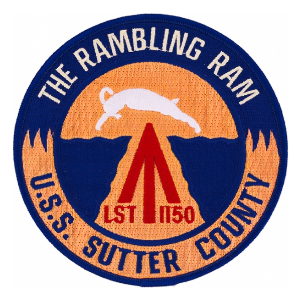 USS Sutter County LST-1150 Ship Patch