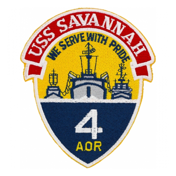 USS Savannah AOR-4 Ship Patch