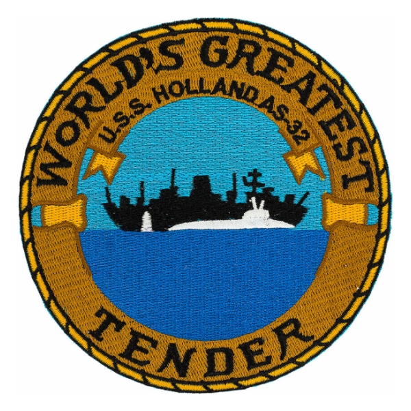 USS Holland AS-32 Ship Patch