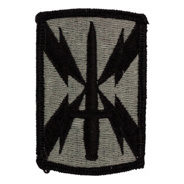 1101st Signal Brigade Patch Foliage Green (Velcro Backed)