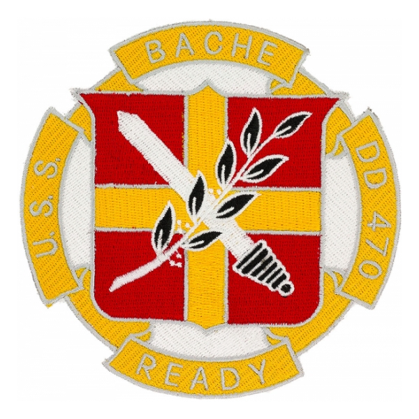 USS Bache DD-470 Ship Patch