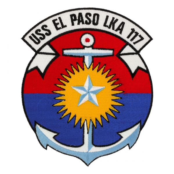 USS El Paso LKA-117 Ship Patch
