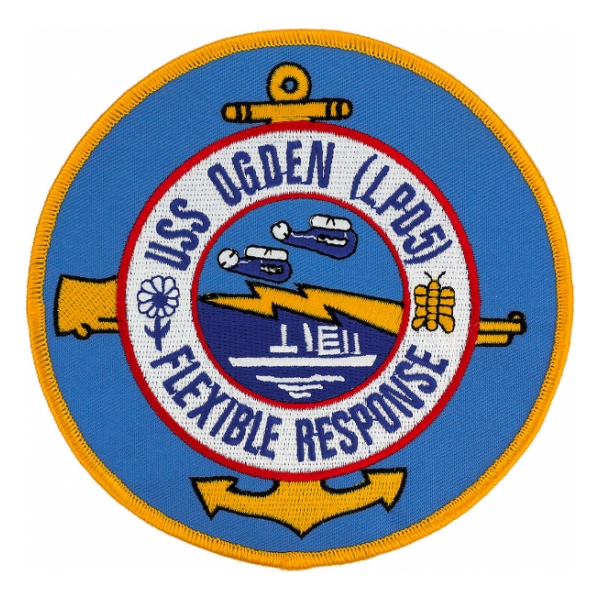USS Ogden LPD-5 Ship Patch