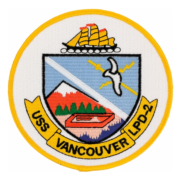 USS Vancouver LPD-2 Ship Patch