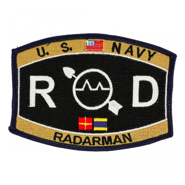 USN RATE RD Radarman Patch