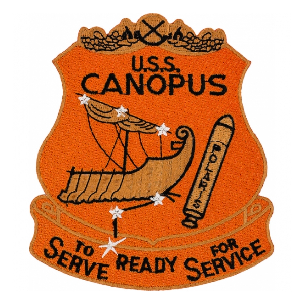 USS Canopus AS-34 Ship Patch