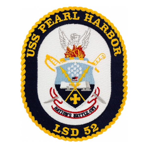 USS Pearl Harbor LSD-52 Ship Patch