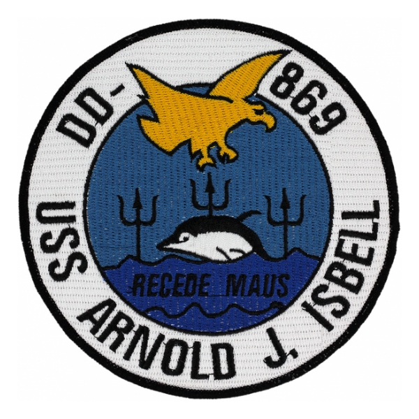 USS Arnold J. Isbell DD-869 Ship Patch