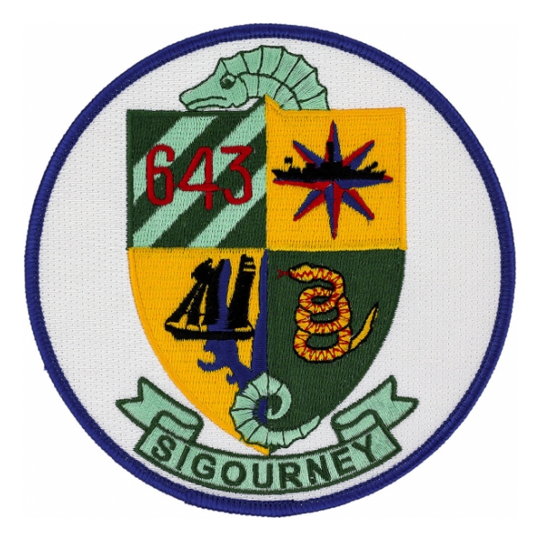 USS Sigourney DD-643 Ship Patch