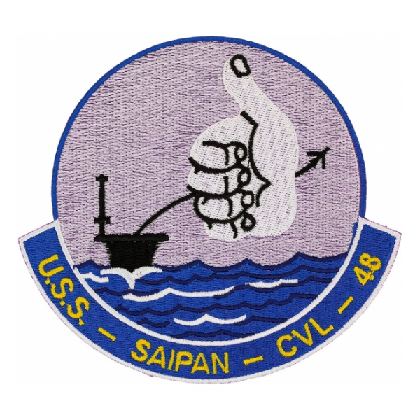 USS Saipan CVL-48 Ship Patch