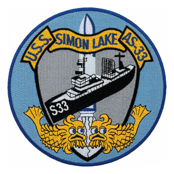 USS Simon Lake AS-33 Ship Patch