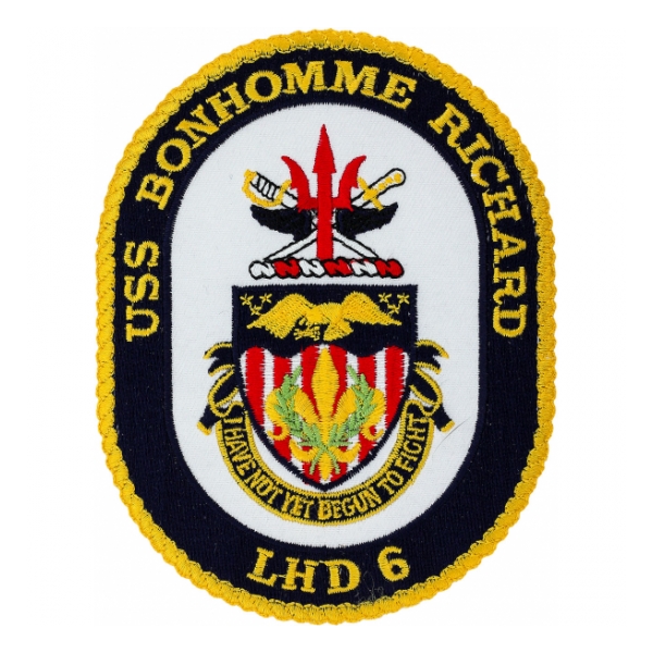 USS Bonhomme Richard LHD-6 Ship Patch