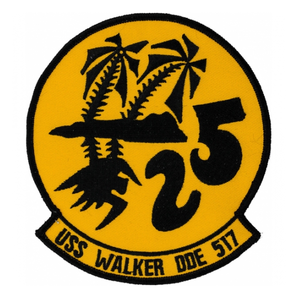 USS Walker DDE-517 Ship Patch