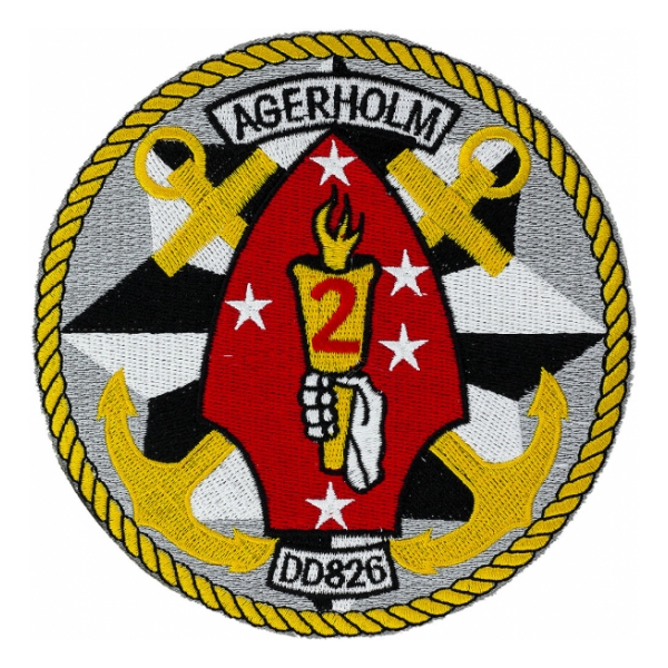 USS Agerholm DD-826 Ship Patch