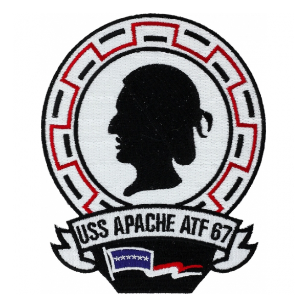 USS Apache ATF-67 Ship Patch